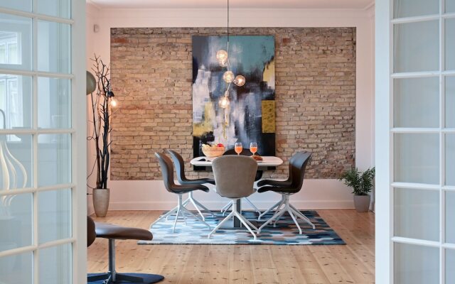 Fantastic Duplex Apartment with Modern Danish Design Furniture
