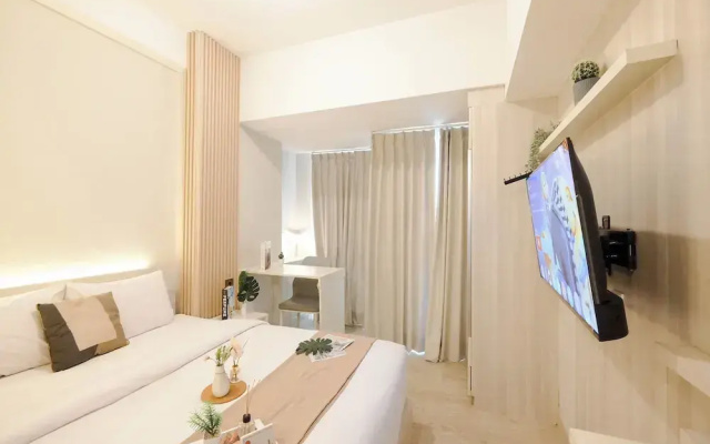 Wooden Accent Studio At Tokyo Riverside Pik 2 Apartment