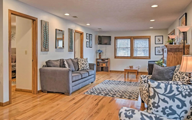 Riverfront Elkins Home w/ Fireplace & Deck!