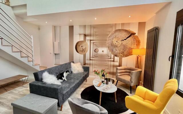 Duplex Design 6P / 3CH - jardin et parking gratuit