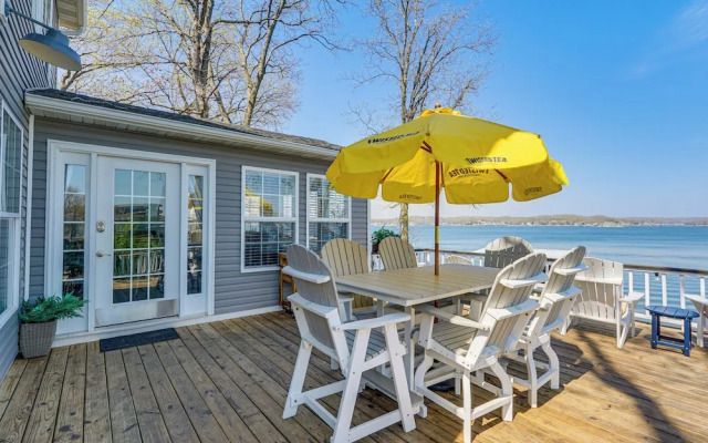 'bittersweet Lakefront Retreat' w/ Hot Tub & Dock!