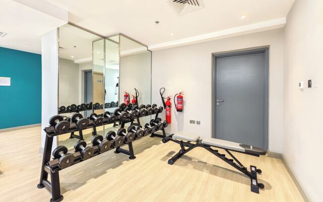 Condo With Burj Khalifa View In City