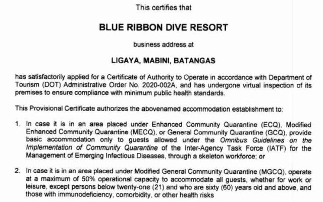 Blue Ribbon Dive Resort