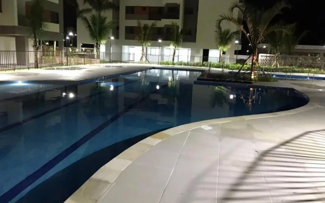 Ap 02 quartos com piscina e varanda gourmet