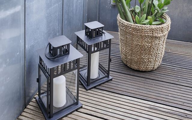 City-Apartment, Balkon & Parkplatz
