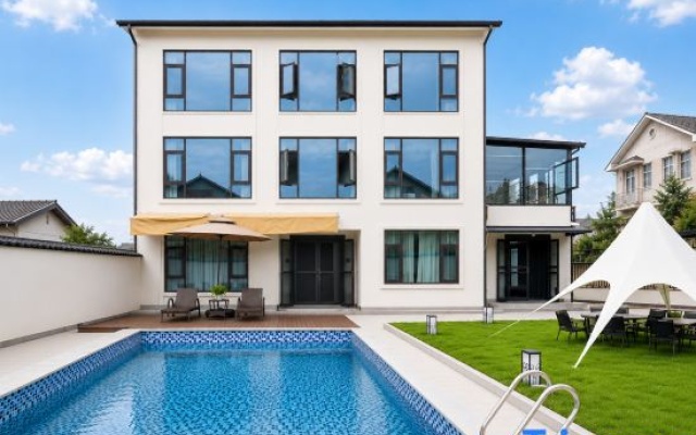 Xidu Xiaozhu · Stream Tracing Swimming Pool Vacation Boutique Stay (Anji Zhongnan Baicao Garden) – Pool – Huzhou