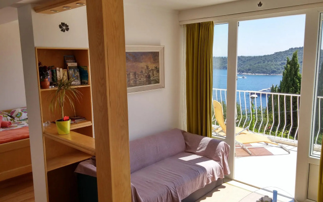 Charming studio apartment with beautiful sea view