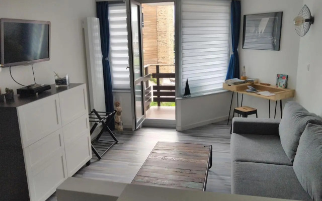 Studio Deauville-Les Marinas,vue mer et bassin