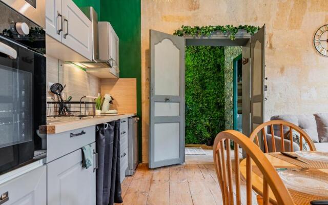 Appartement Jungle - Libourne Centre - 4 pers - Sauna - Netflix