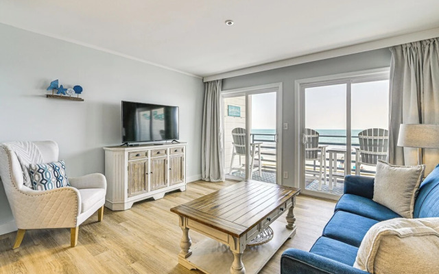 Oceanfront South Carolina Retreat - Pool & Balcony