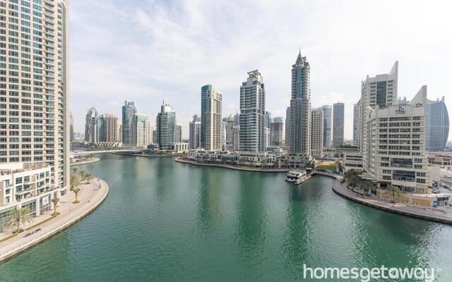 HomesGetaway Dubai Marina LIV Residence 2BR Apartment with Marina View