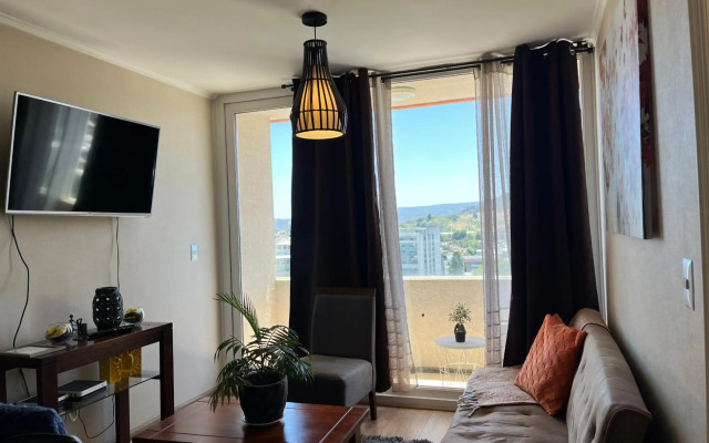 Depto 1 Dormitorio 1504 Central con estacionamiento