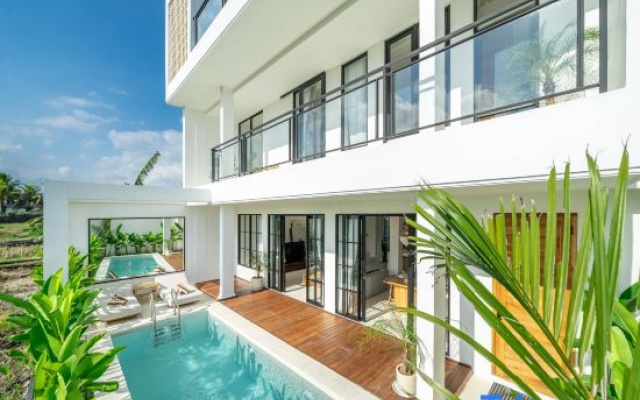 Casa Luma villa - 2BR Private Pool Villa with Rooftop,Jacuzzi & Rice Field View — 4-star hotel in Ubud