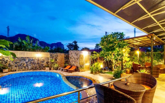 Aonang Serene 3 Bedrooms Private Pool Villas with Backyard