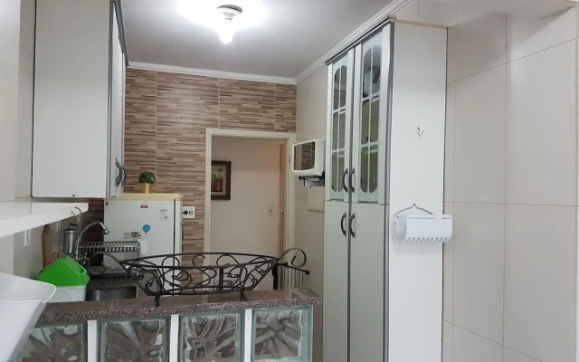 Apartamento em frente a Praia Santos