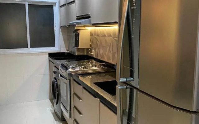 Apartamento em Bertioga com varanda gourmet