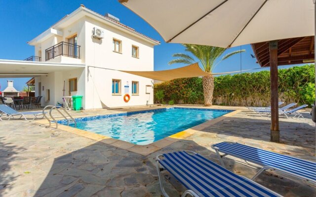 Villa Argaka Sunset Large Private Pool Walk to Beach Sea Views A C Wifi Eco-friendly - 2760