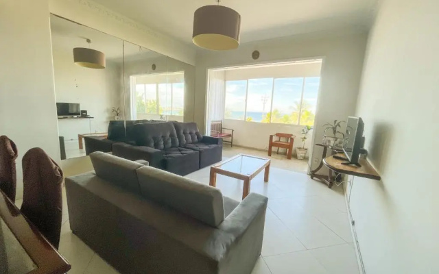 Apartamento grande com vista frente mar Copacabana