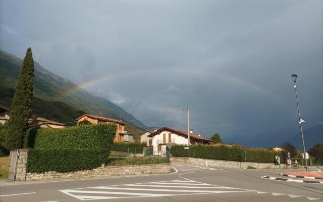 Lake and mountains Valtellina