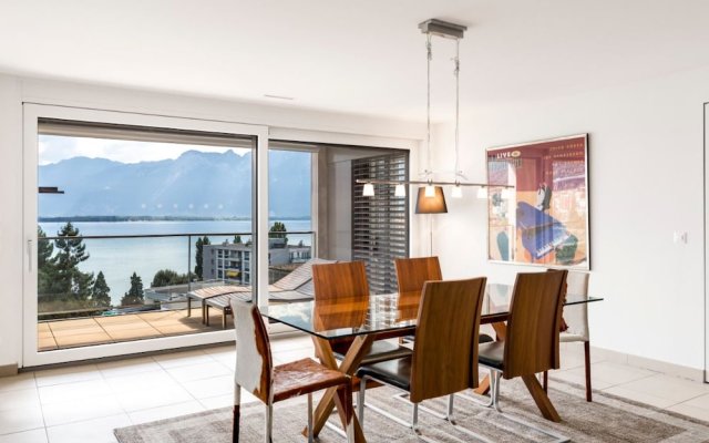 Luxury Apartment Lake view & Center of Montreux