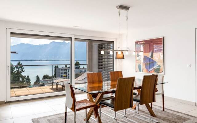 Luxury Apartment Lake view & Center of Montreux