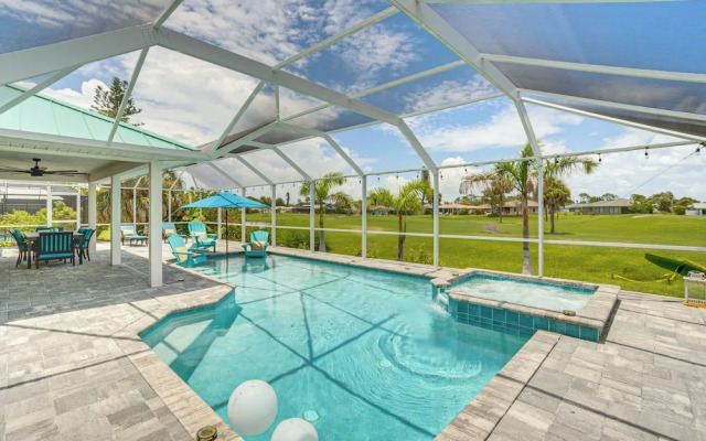Golf Course-facing Poolside Oasis in Rotonda West!