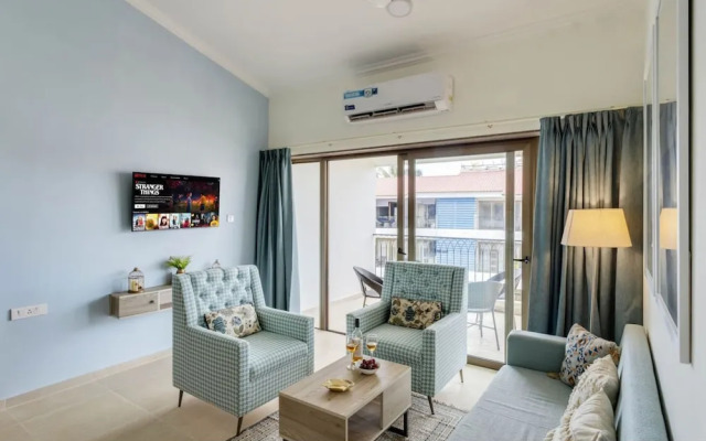 Premium 1BR in Calungute- Pool Sauna Near Beach
