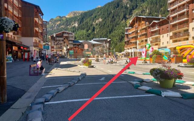 Valfrejus Studio 19m2 cosy 4 couchages 60 m des pistes