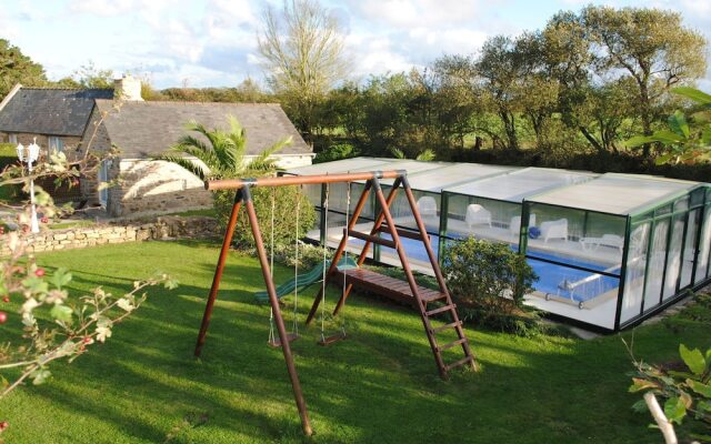 Chic Cottages in Plouguin France With Private Swimming Pool