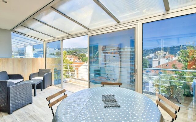 Appart 4 People, Terrace 2 Minutes From the Center