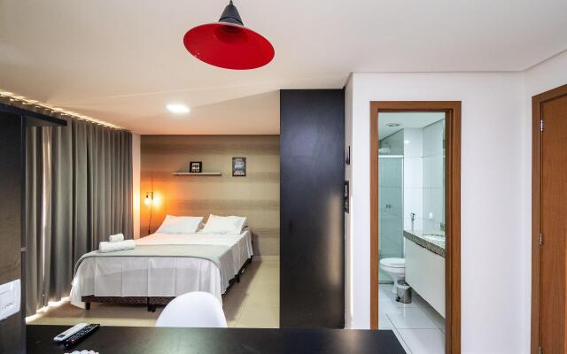 Flat com varanda no Setor Bueno - TH01403