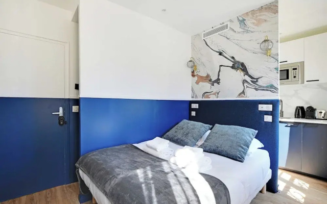 Studio Cosy for 2P With A/C - Near Montmartre