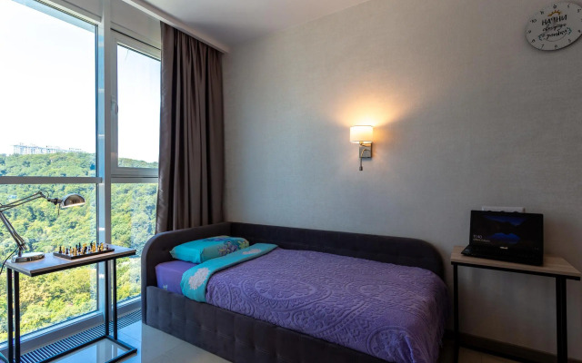 Стильная 2-комн. квартира с панорамным видом на горы Сочи парк Ламар