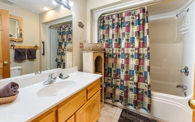 3 Bears One-Level Open Floor Plan Cabin with Pool Table by RedAwning