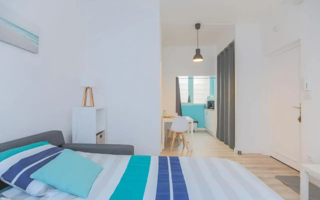 studio marine 100m plage