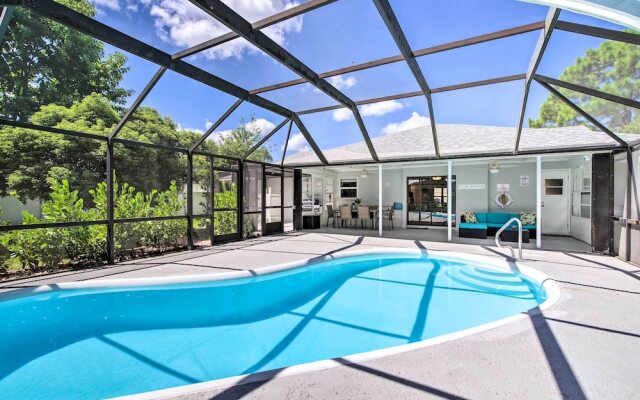 Bright Sebastian Home w/ Pool ~ 7 Mi to Beach!
