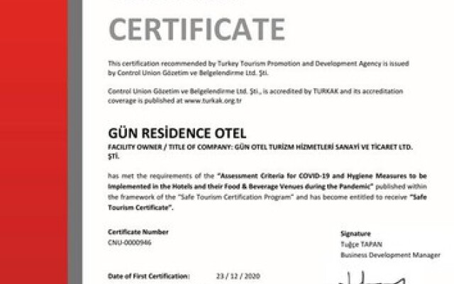 Gun Residence otel