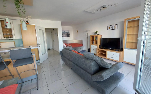 Mischek Tower Apartment with private terrace next to UNO