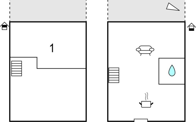 Amazing Apartment in Korshavn With 2 Bedrooms