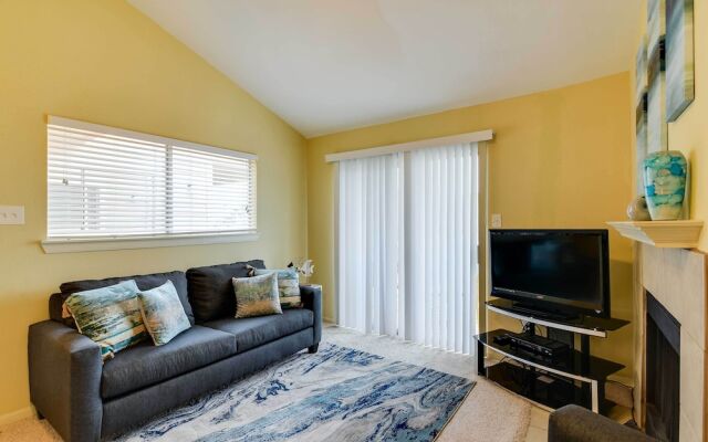 Balcony & Community Pool Deck: Condo in Galveston