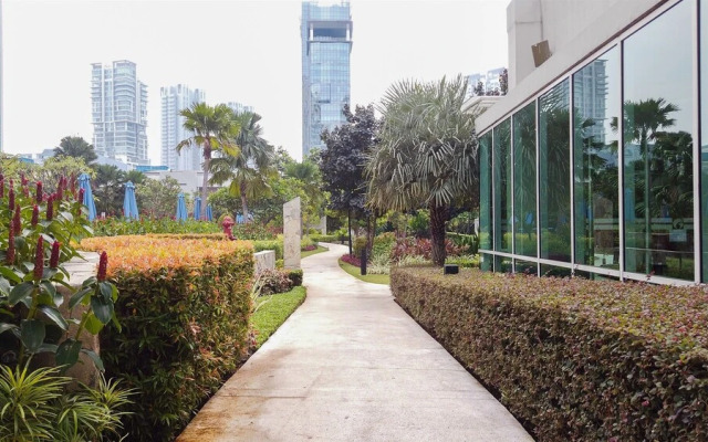 Cozy 1BR with Workspace at Setiabudi Skygarden Apartment