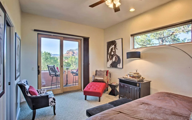 Furnished Patio & Views: West Sedona House!