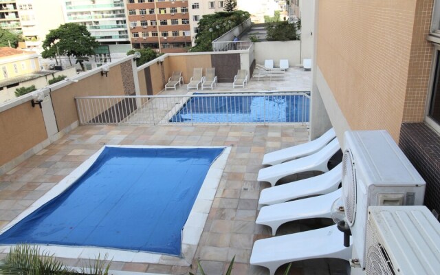 Flat Botafogo - pool sauna and gym