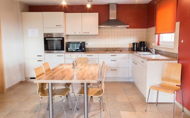 Comfortable bungalow with a terrace located in the Ourthedal