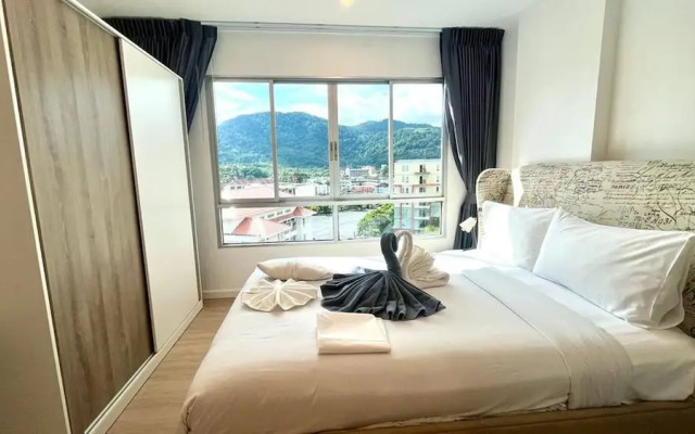 Top Floor One Br Apartment Between Patong hkt City