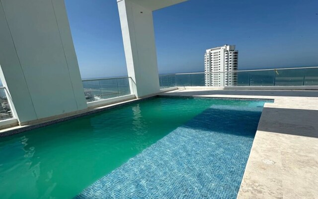 Apartamento loft de 1hab vista al mar
