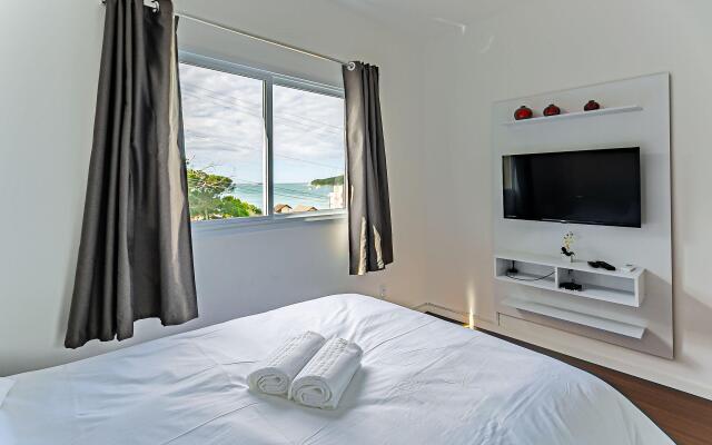 Apto com suíte e sacada vista mar Ingleses LEN203