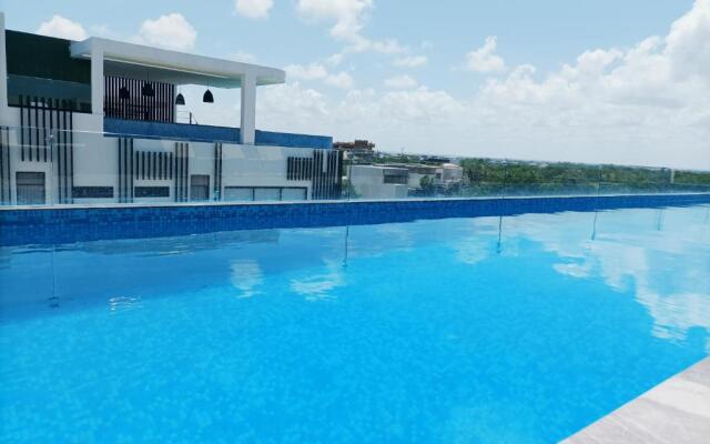 intimate apartment 1BR Tulum w/Pool & GYM ML