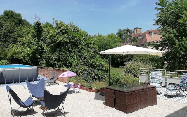 Vue du Château d'Excideuil