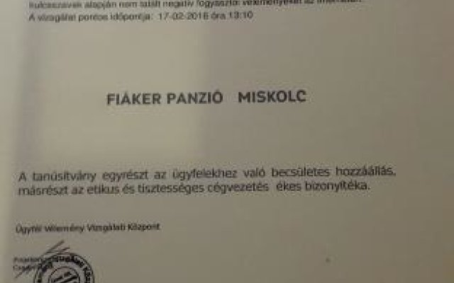 Fiaker Panzio